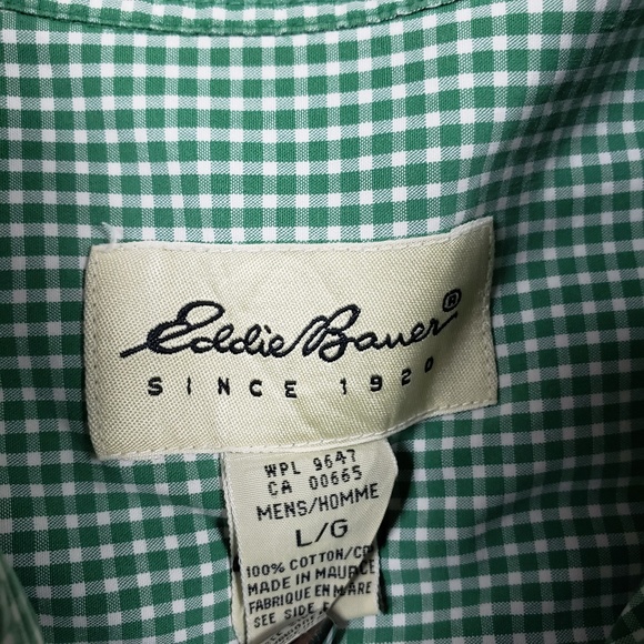 Eddie Bauer Short Sleeve Shirt Large - Picture 2 of 7